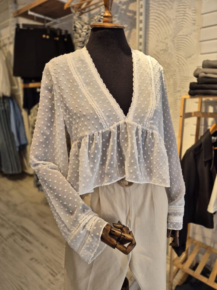 Ekru Bluz