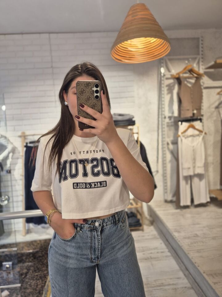 Vatkalı Crop Tshirt