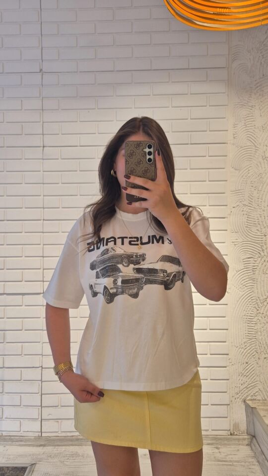 Baskılı Basic Tshirt
