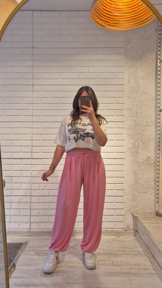 Modal Kumaş Şalvar Kesim Pantolon