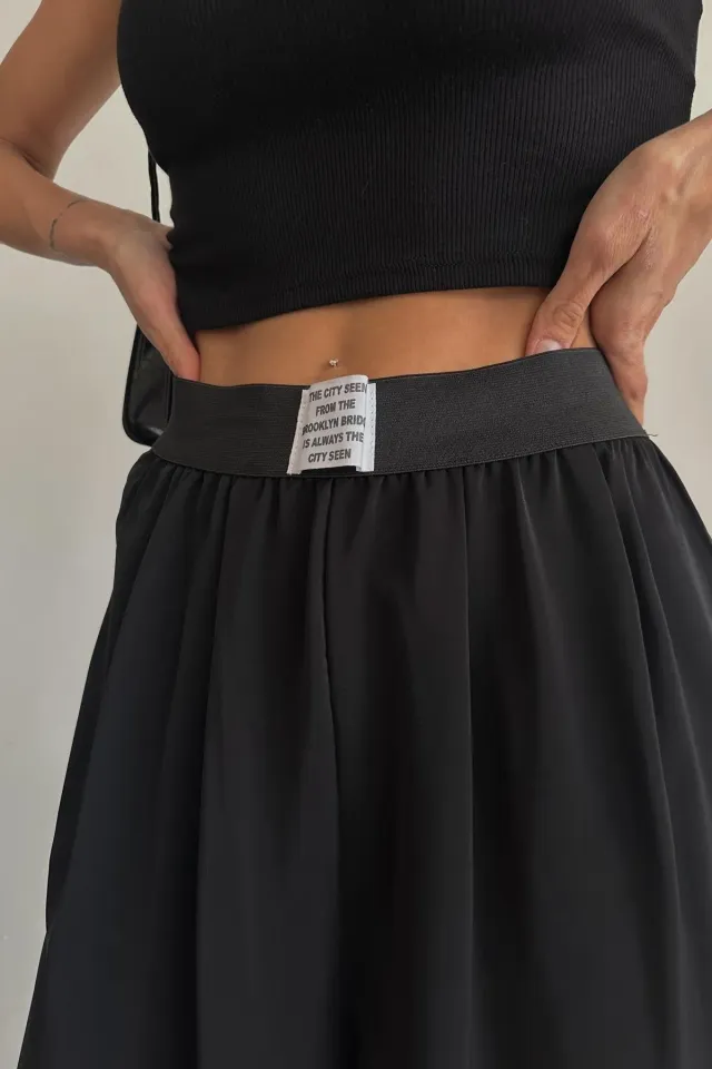 BELİ LASTİKLİ CEPLİ PANTOLON